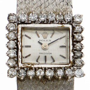 ROLEX Precision Silver WG/SS MN